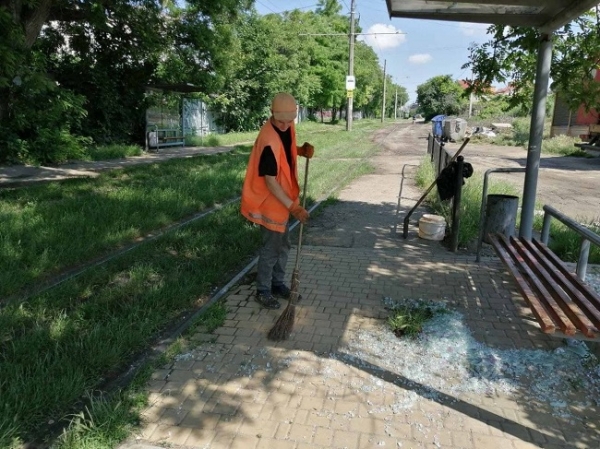 Остановку на Люстдорфской дороге разбили второй раз за три недели