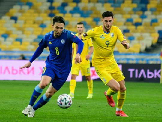 Казахстан — Україна — 2:2: відео голів матчу відбору ЧС-2022