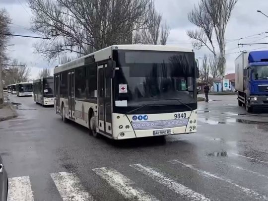 До&nbsp;Маріуполя виїхали автобуси для евакуації населення&nbsp;&mdash; Офіс президента