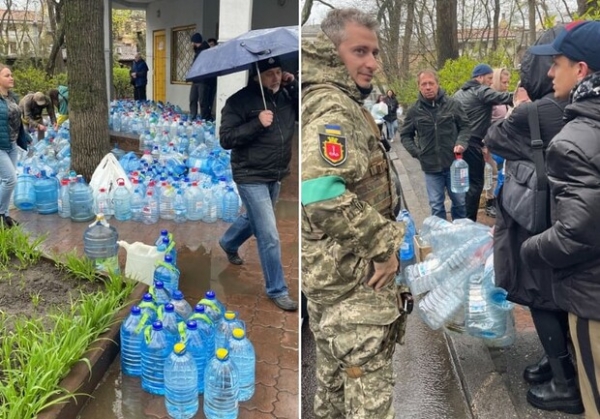 Одесситы помогают Николаеву, который остался без воды (обновлено)