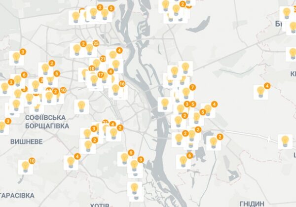 На карте в интернете обозначили магазины и кафе, что работают в Украине при отключении света На карте в интернете обозначили магазины и кафе, что работают в Украине при отключении света