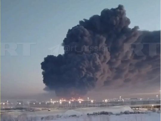 Ні дня без пожеж: в росії палає склад