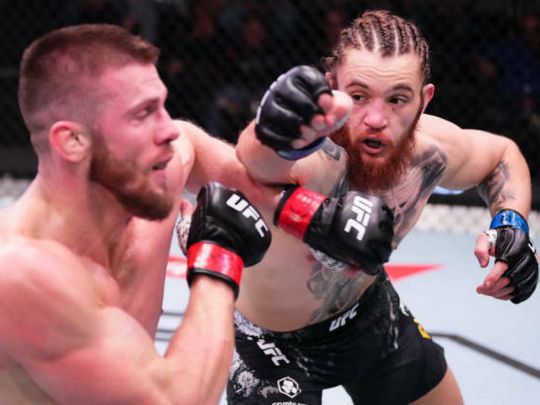 Український боєць UFC скинув за тиждень 15 кг і побив поляка у Лас-Вегасі (відео)