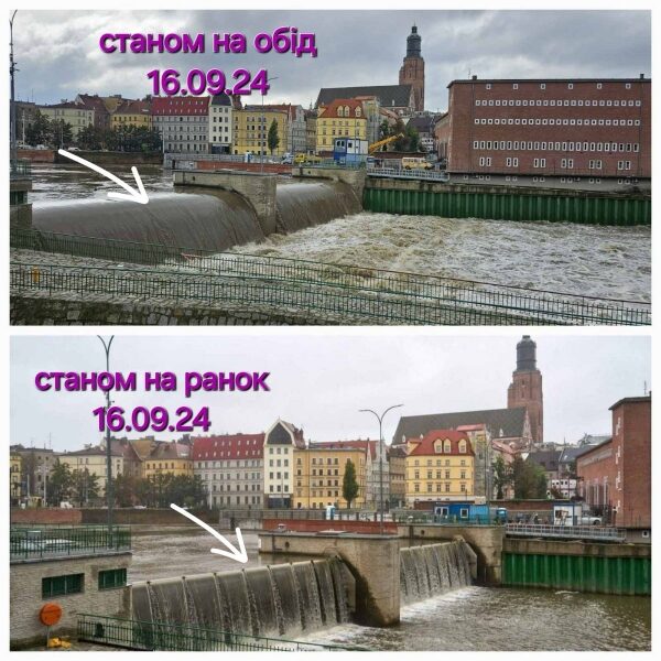 Велика вода: Вроцлав готується до найгіршого з 1997 року сценарію повіні в місті (фото)