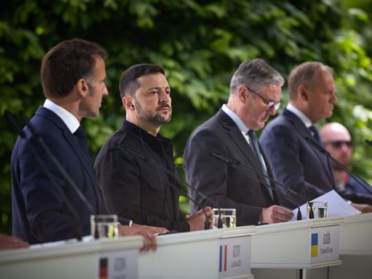Міжнародні кордони не можуть бути змінені силою: європейські лідери після саміту на Алясці виступили із заявою