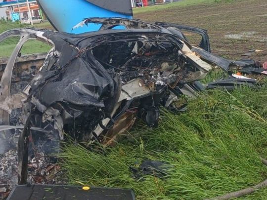 Жах на трасі Київ-Одеса: авто відомої блогерки згоріло після зіткнення
