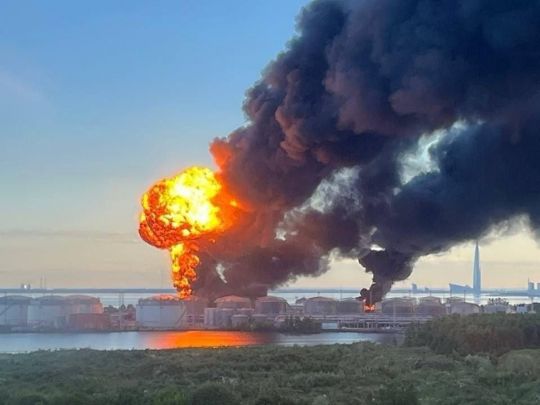 Дрони вдарили по&nbsp;рф: у&nbsp;Тамбовській області палає завод для ракет, у&nbsp;Петербурзі&nbsp;&mdash; нафтовий термінал (фото, відео)
